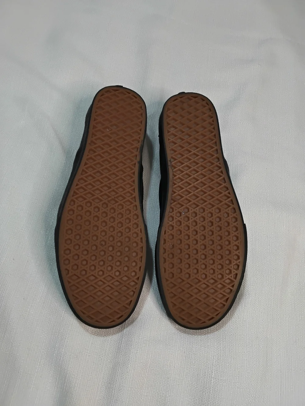 Vans Classic Slip-On Black Canvas Loafers Mens Sz 11.